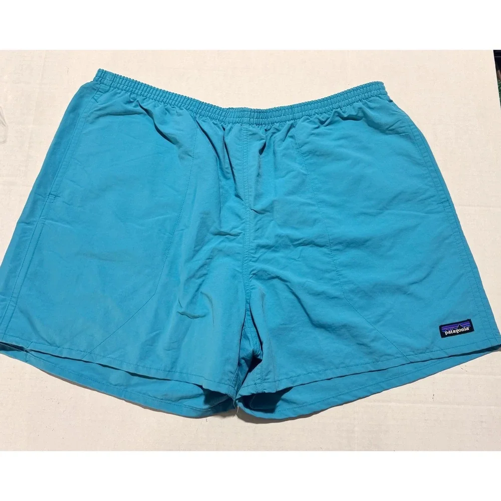 Patagonia Baggies Shorts Mens XXL Teal Green 57022 Nylon Mesh Liner Swim‎
